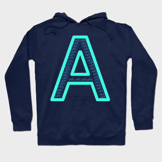 Letter A Hoodie by IrenaAner